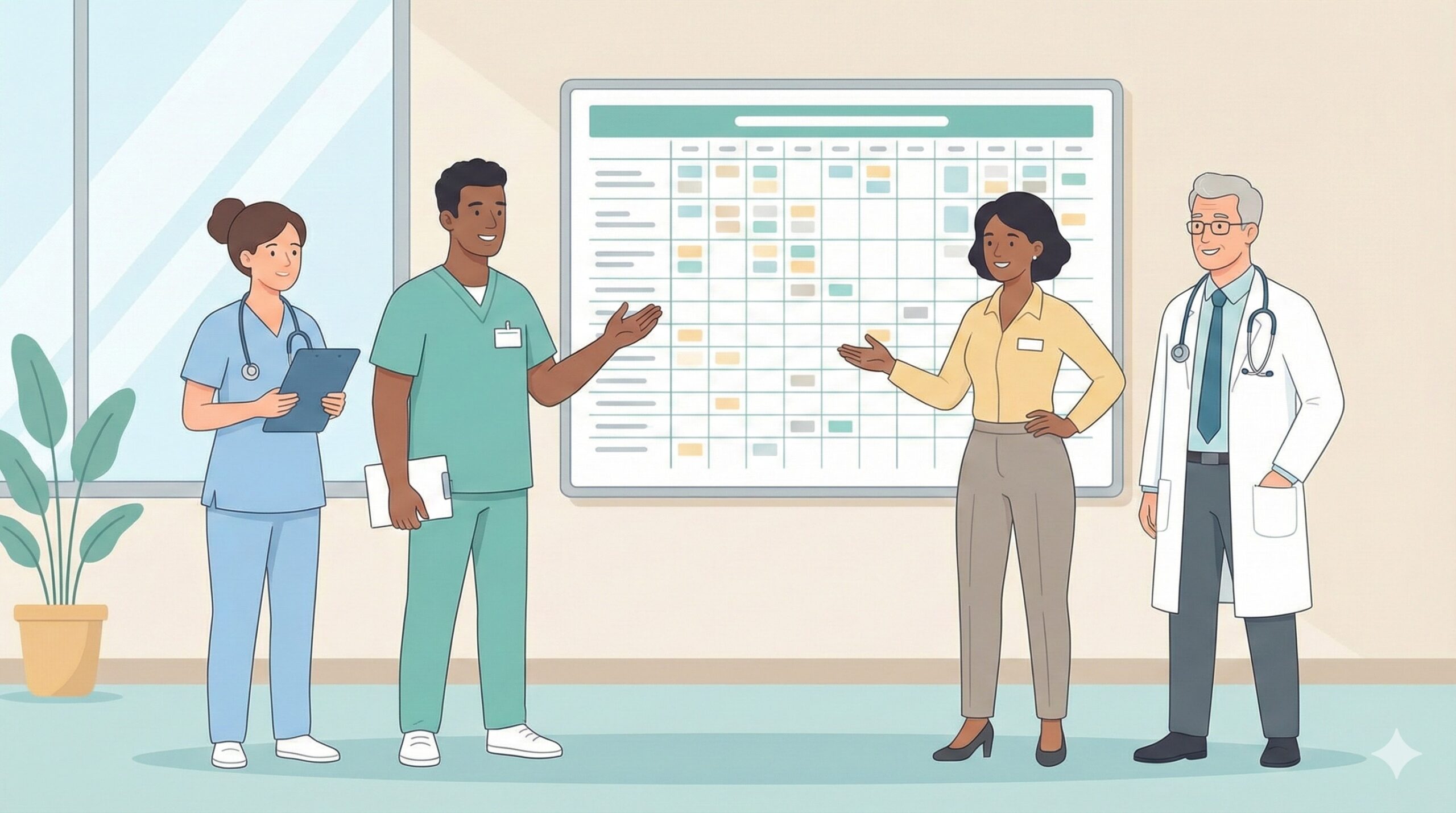 Illustration conceptuelle en milieu hosp