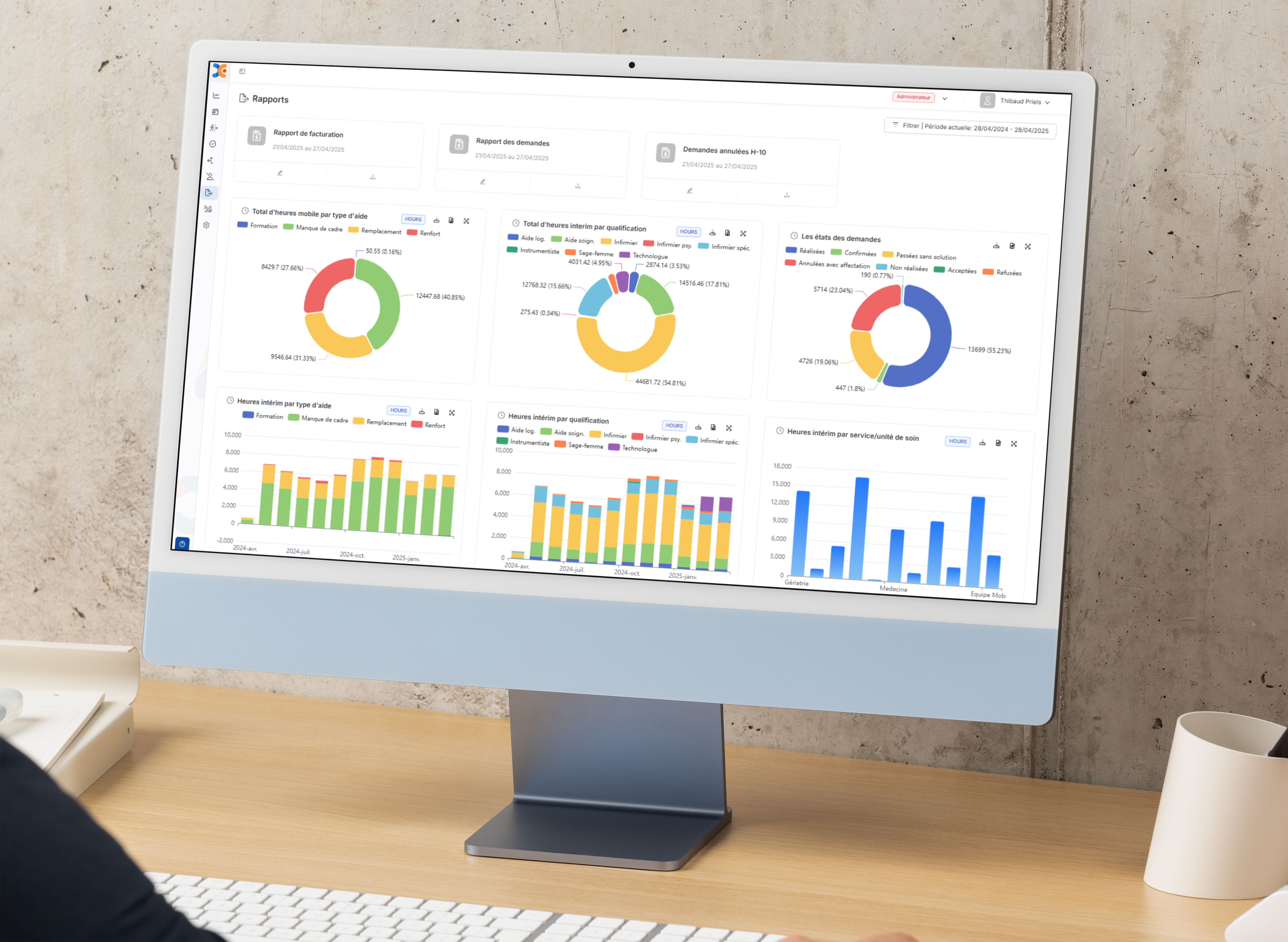 mockup monitoring externeo