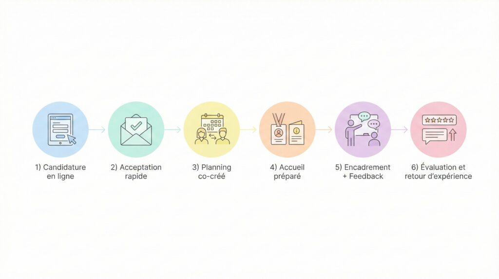 parcours stagiaire facilité par la digitalisation des stages en santé